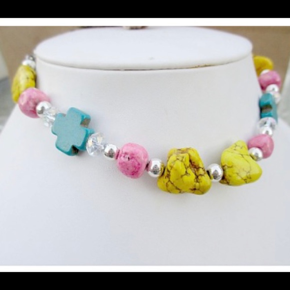 Artisan Turquoise Necklace w/ Removable Pendant